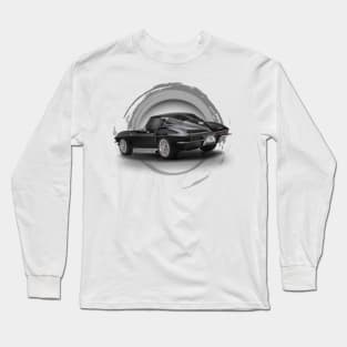 1963 Vette Split Window Coupe Long Sleeve T-Shirt